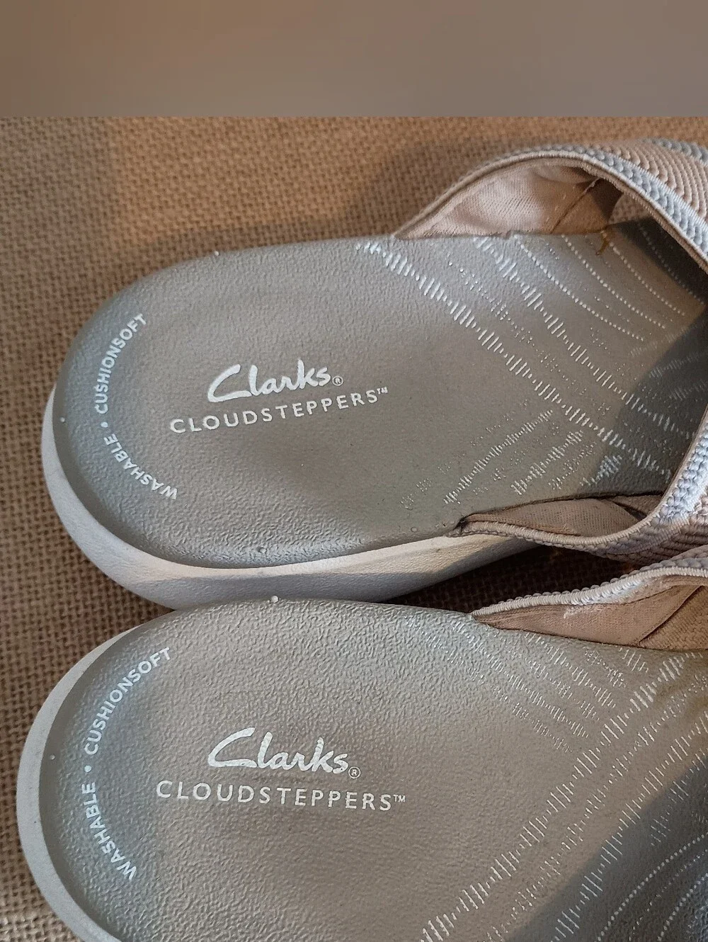 Clarks Cloudsteppers  Mira Isle  Comfort Slide Sandals Sz 9.5